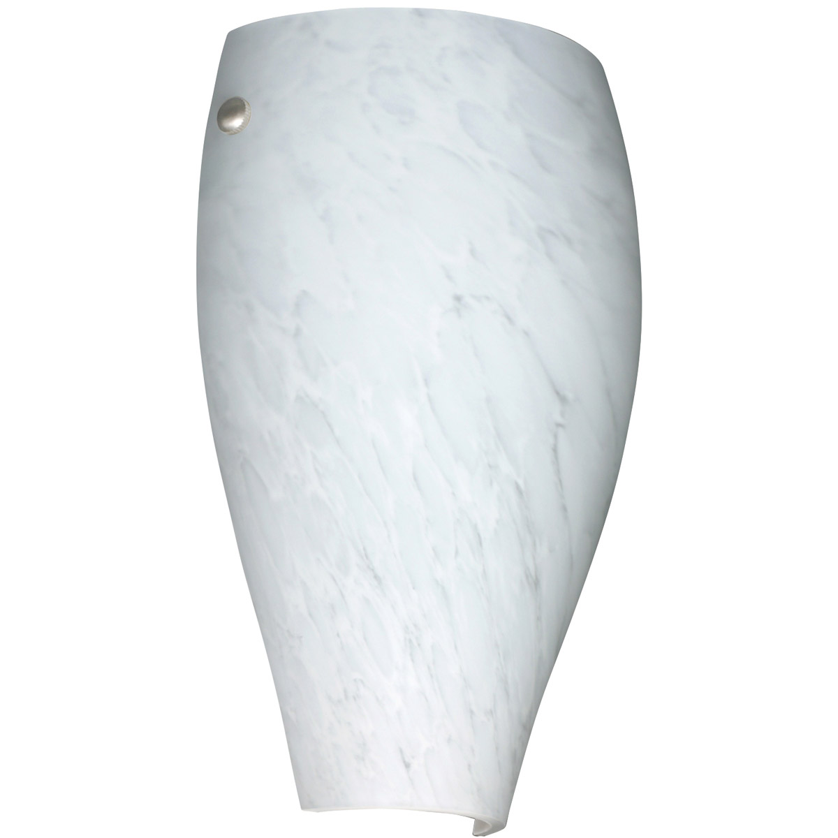 Besa Lighting 704319-PN Chelsea 1 Light 7 inch Polished Nickel ADA Wall Sconce Wall Light in Incandescent, Carrera Glass