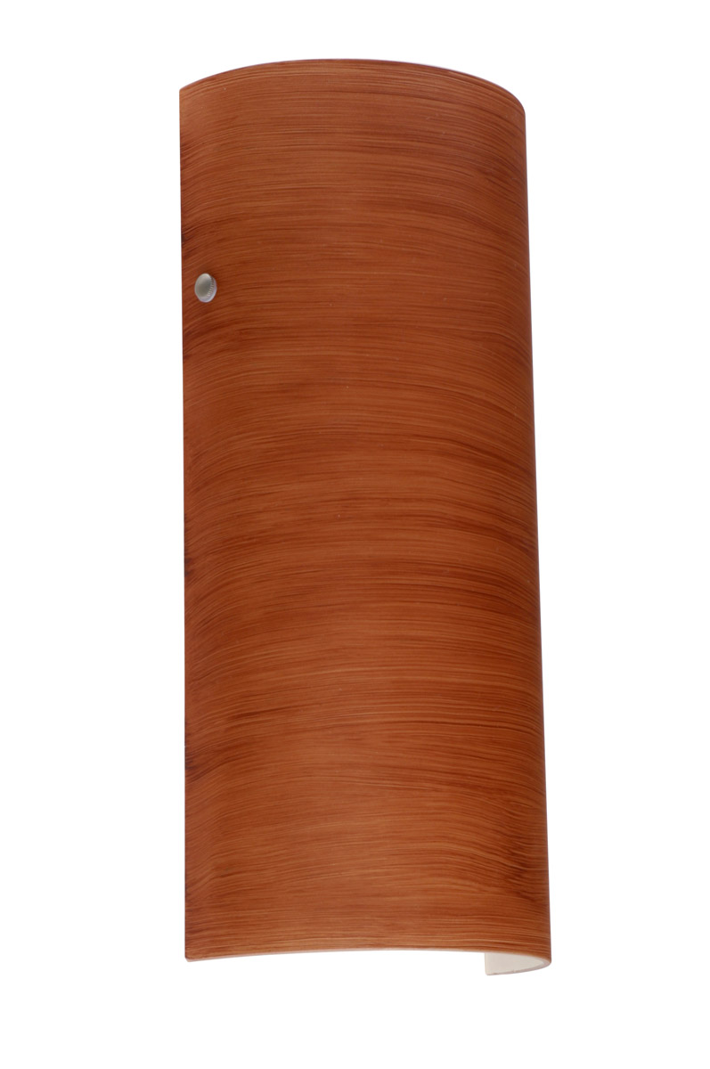 Besa Lighting 8192CH-SN Torre 14 1 Light 6 inch Satin Nickel ADA Wall Sconce Wall Light in Incandescent, Cherry Glass