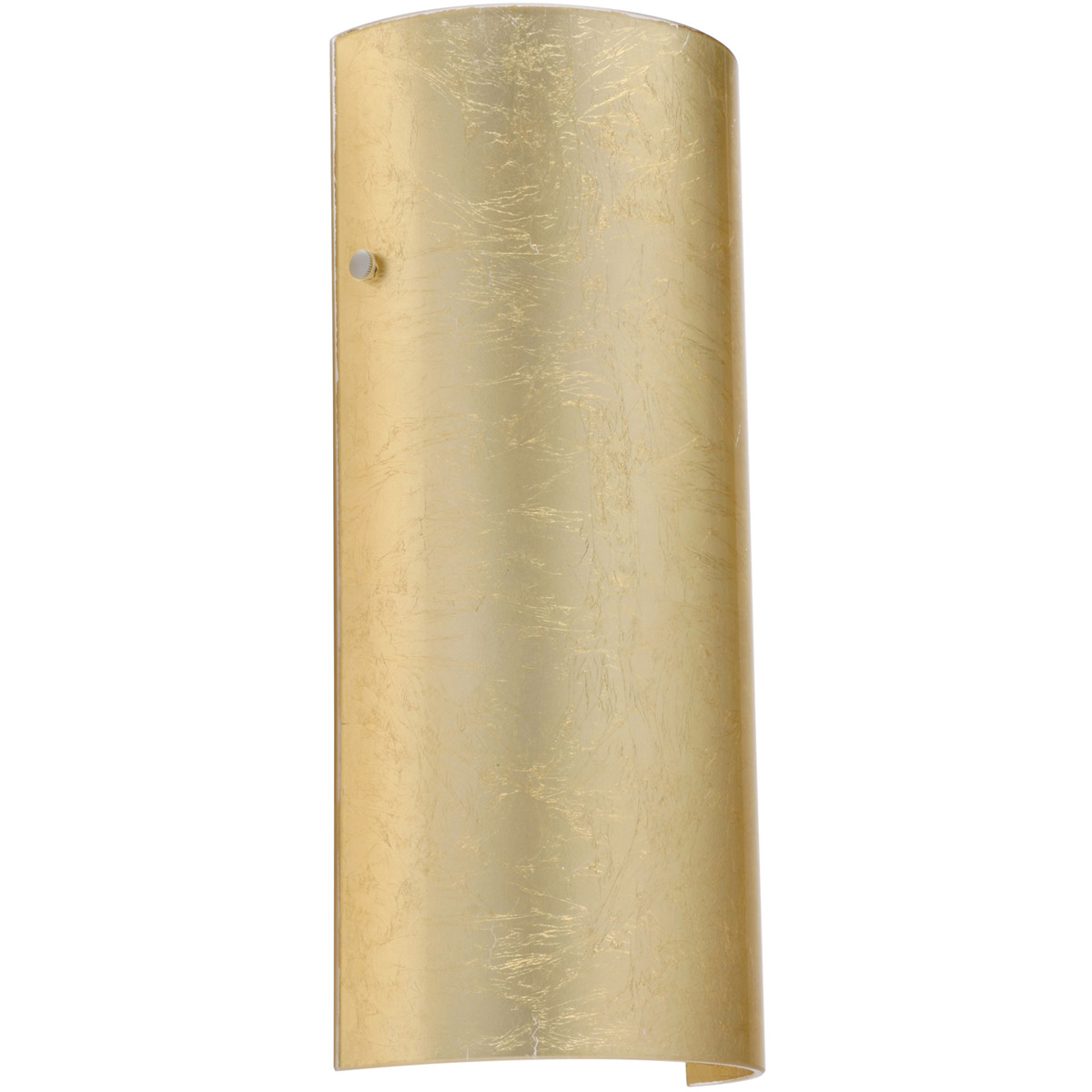 Besa Lighting 8192GF-LED-PN Torre 14 LED 6 inch Polished Nickel ADA Wall Sconce Wall Light in Gold Foil Glass