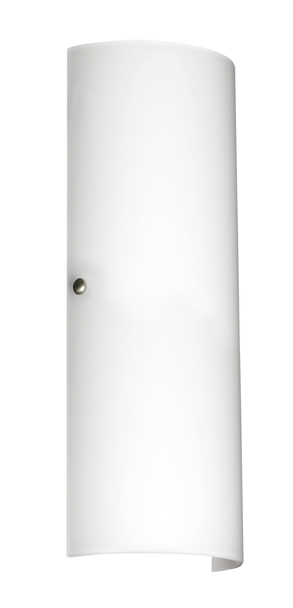 Besa Lighting 819307-SN Torre 18 2 Light 7 inch Satin Nickel ADA Wall Sconce Wall Light in Incandescent, Opal Matte Glass
