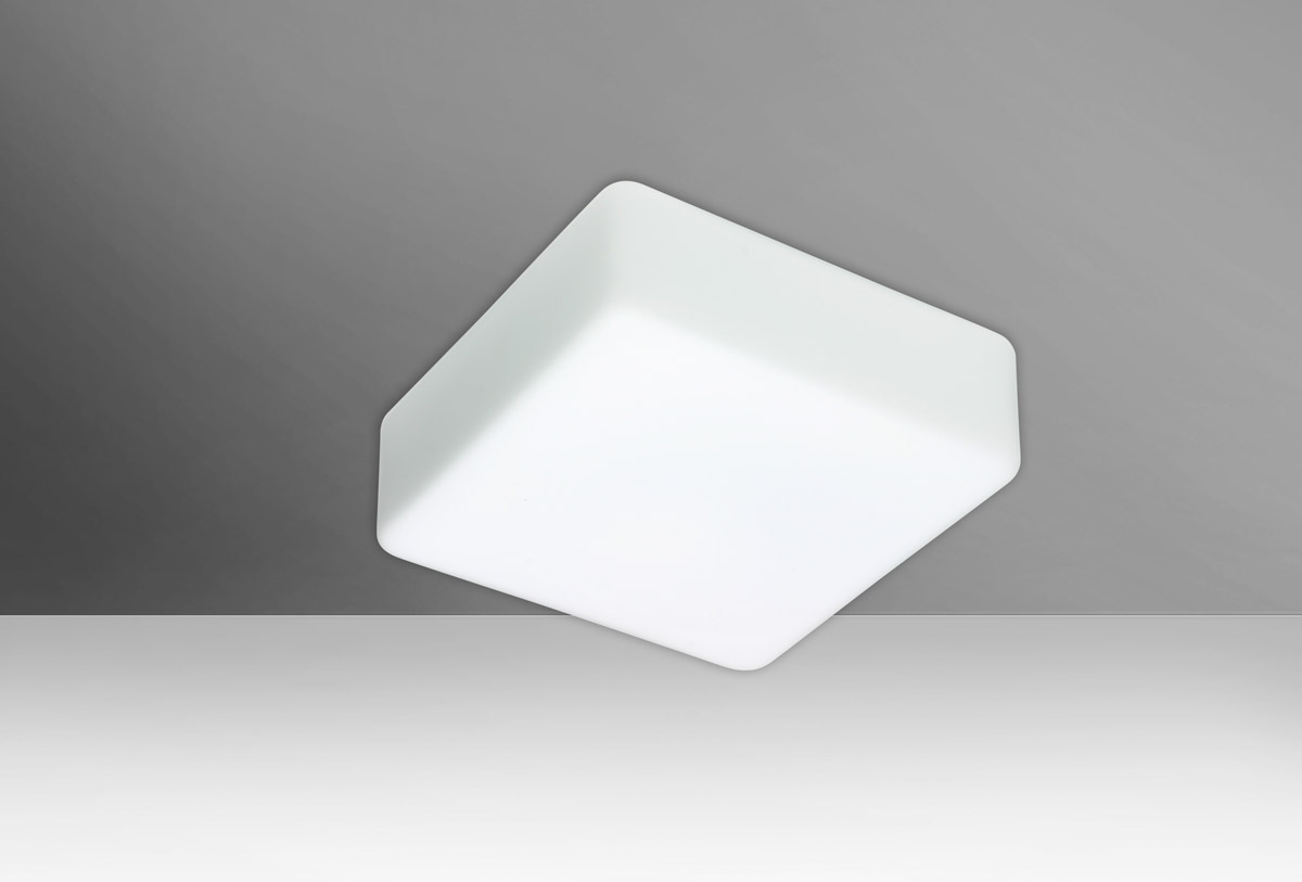 Besa Lighting 888407C Geo 9 1 Light 9 inch Flush Mount Ceiling Light in Incandescent