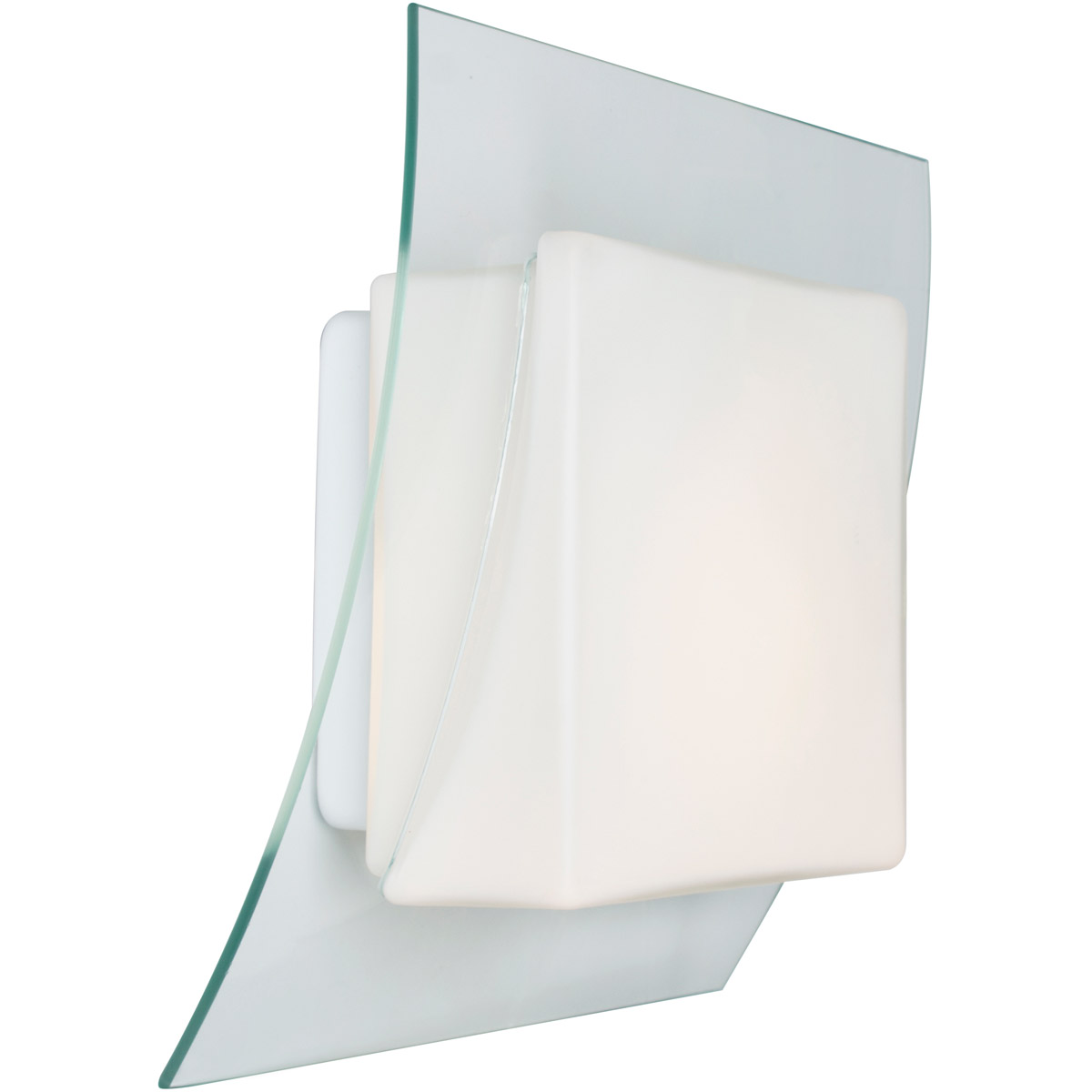 Besa Lighting AXIS10-LED-CL Axis 1 Light Clear ADA Wall Sconce Wall Light