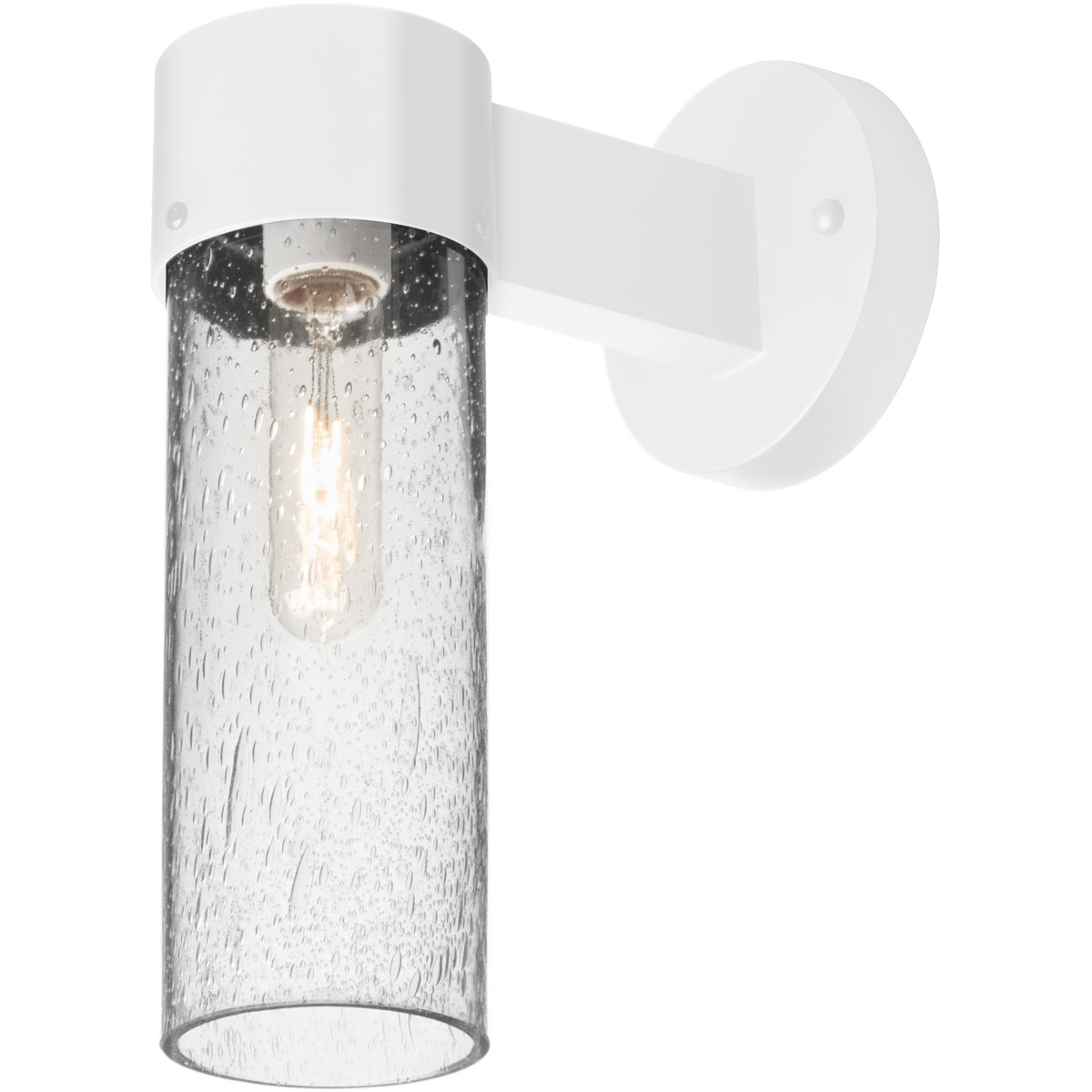 Besa Lighting JUNI10CL-WALL-WH Juni 10 1 Light 12 inch White Outdoor Sconce