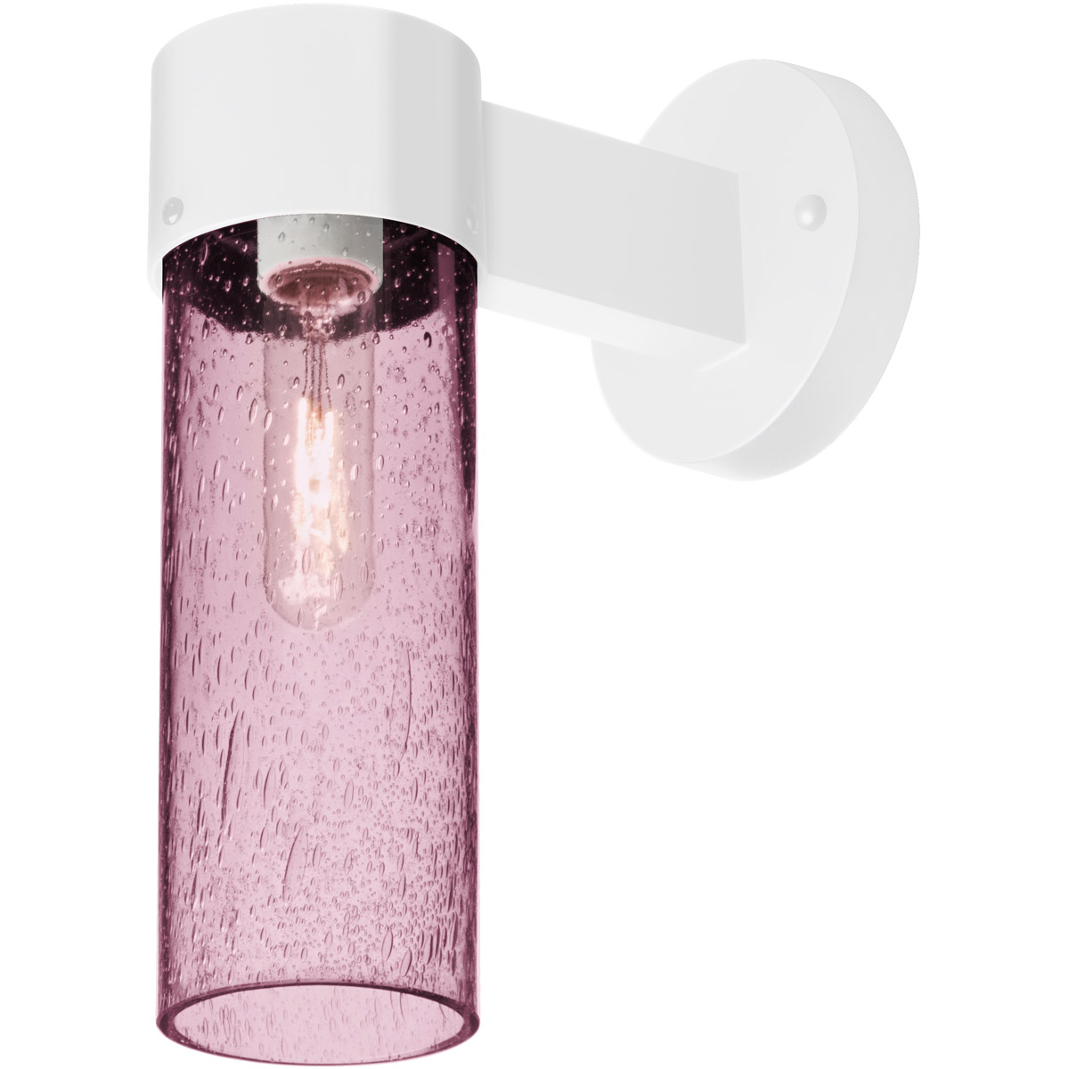 Besa Lighting JUNI10PL-WALL-WH Juni 10 1 Light 12 inch White Outdoor Sconce