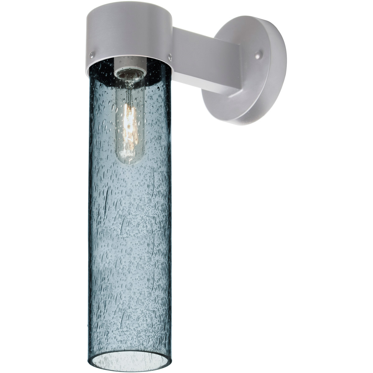 Besa Lighting JUNI16BL-WALL-SL Juni 16 1 Light 18 inch Silver Outdoor Sconce