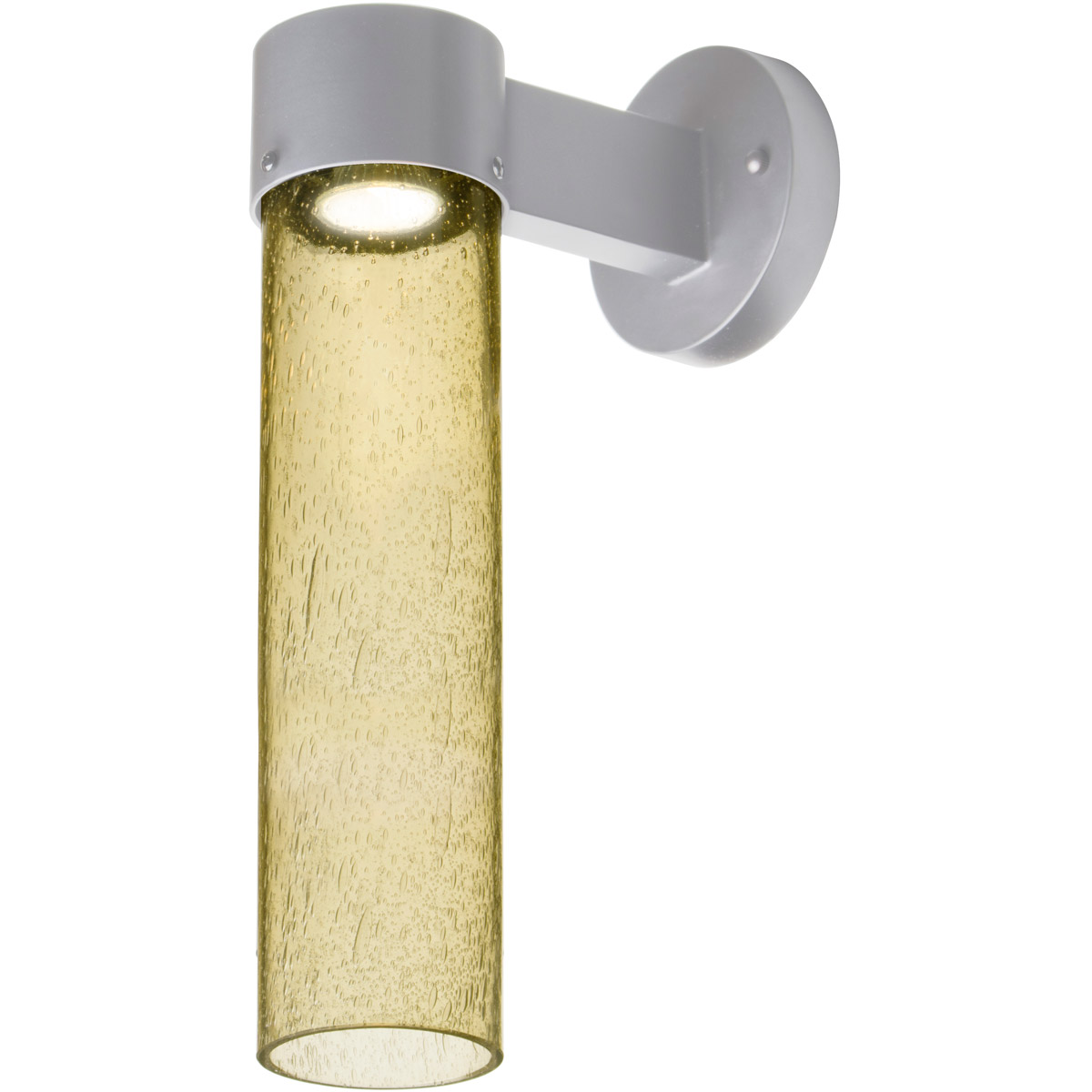 Besa Lighting JUNI16GD-WALL-LED-SL Juni 16 LED 18 inch Silver Outdoor Sconce