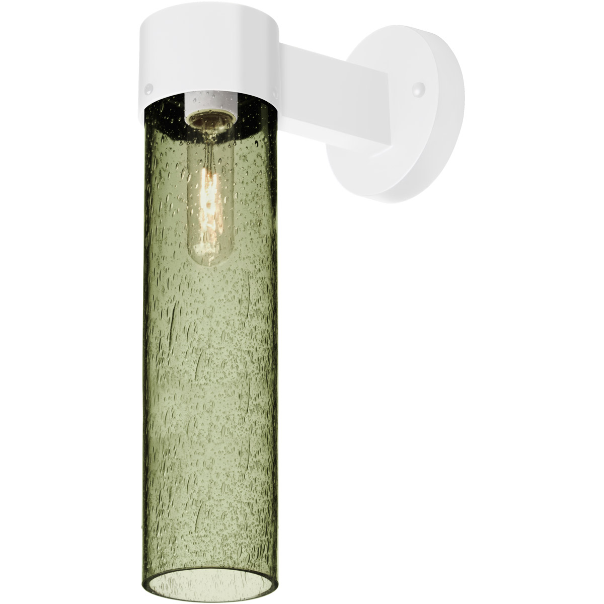 Besa Lighting JUNI16MS-WALL-WH Juni 16 1 Light 18 inch White Outdoor Sconce