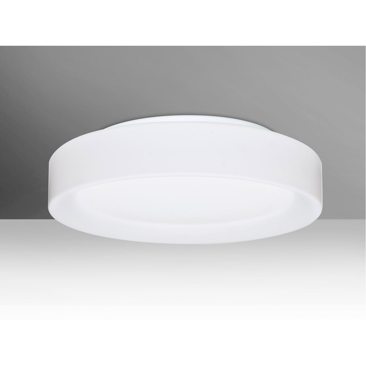 Besa Lighting PELLA1607C-LED Pella 16 LED 16 inch Flush Mount Ceiling Light in Opal Matte Glass