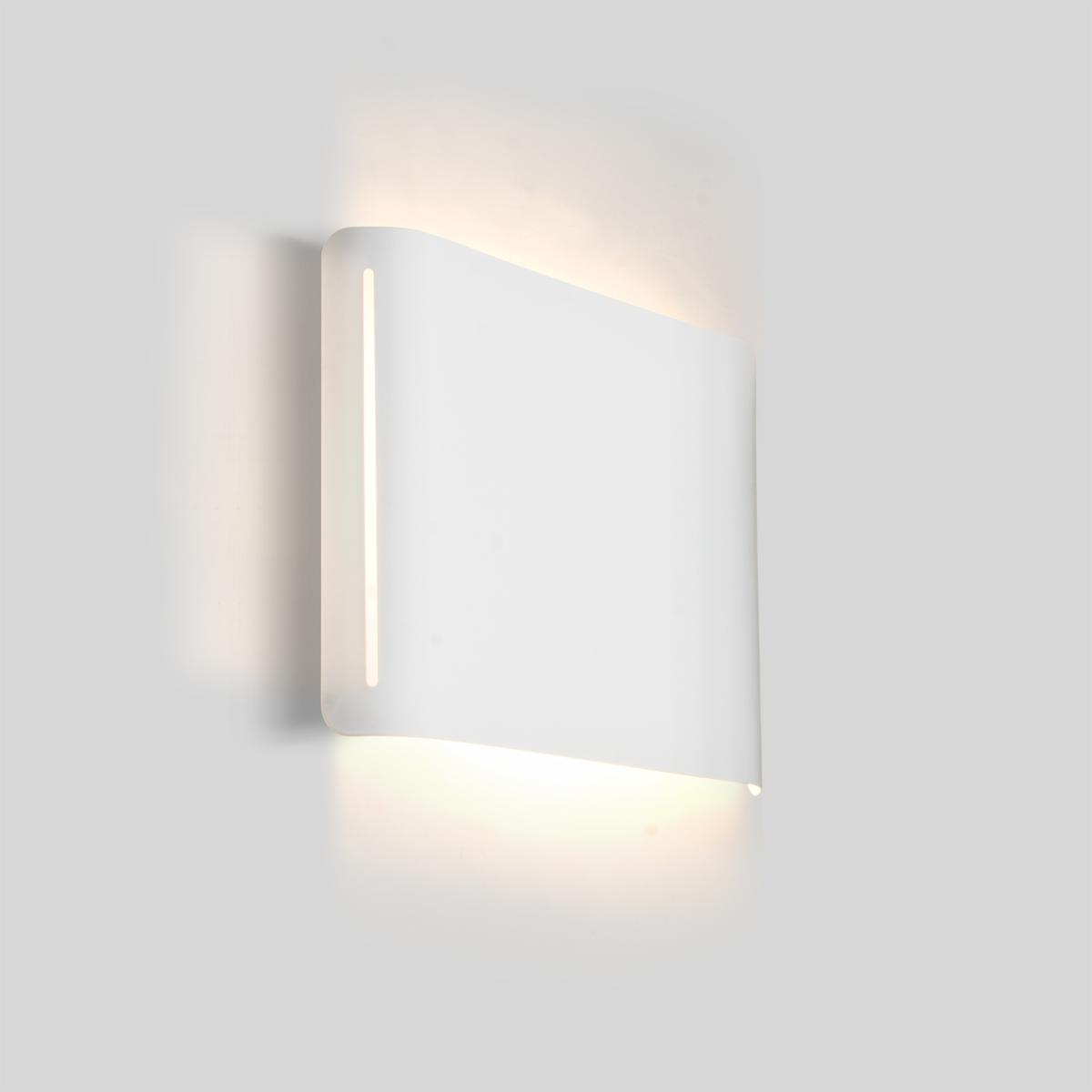 Besa Lighting PONTA-LED-WH Ponta LED 13 inch White ADA Sconce Wall Light