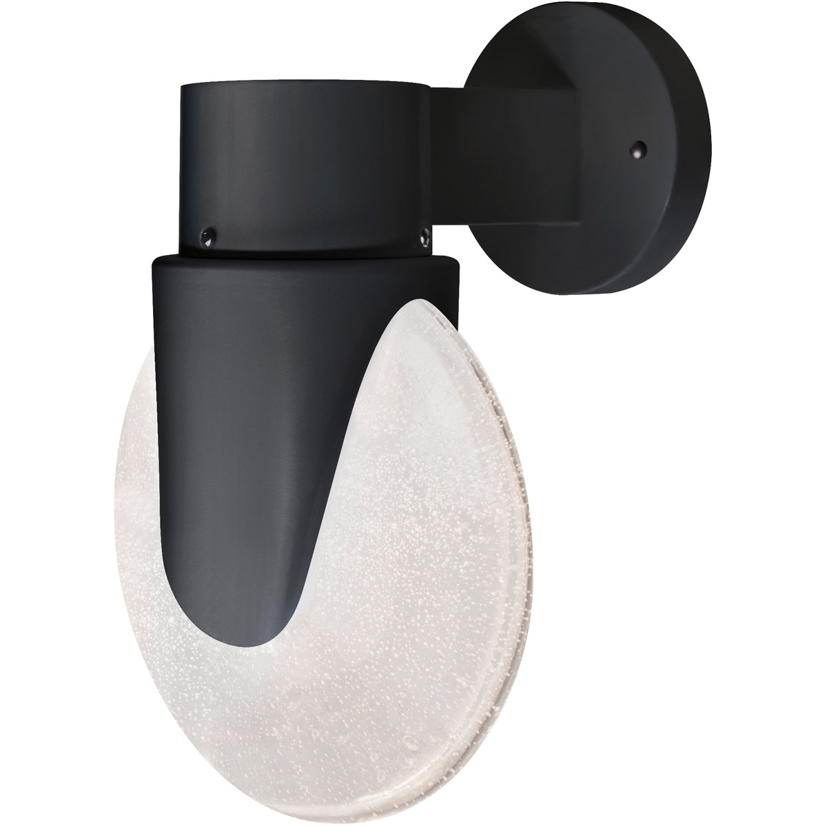 Besa Lighting PRADABK-WALL-BK Prada 1 Light 9 inch Black Wall Sconce Wall Light