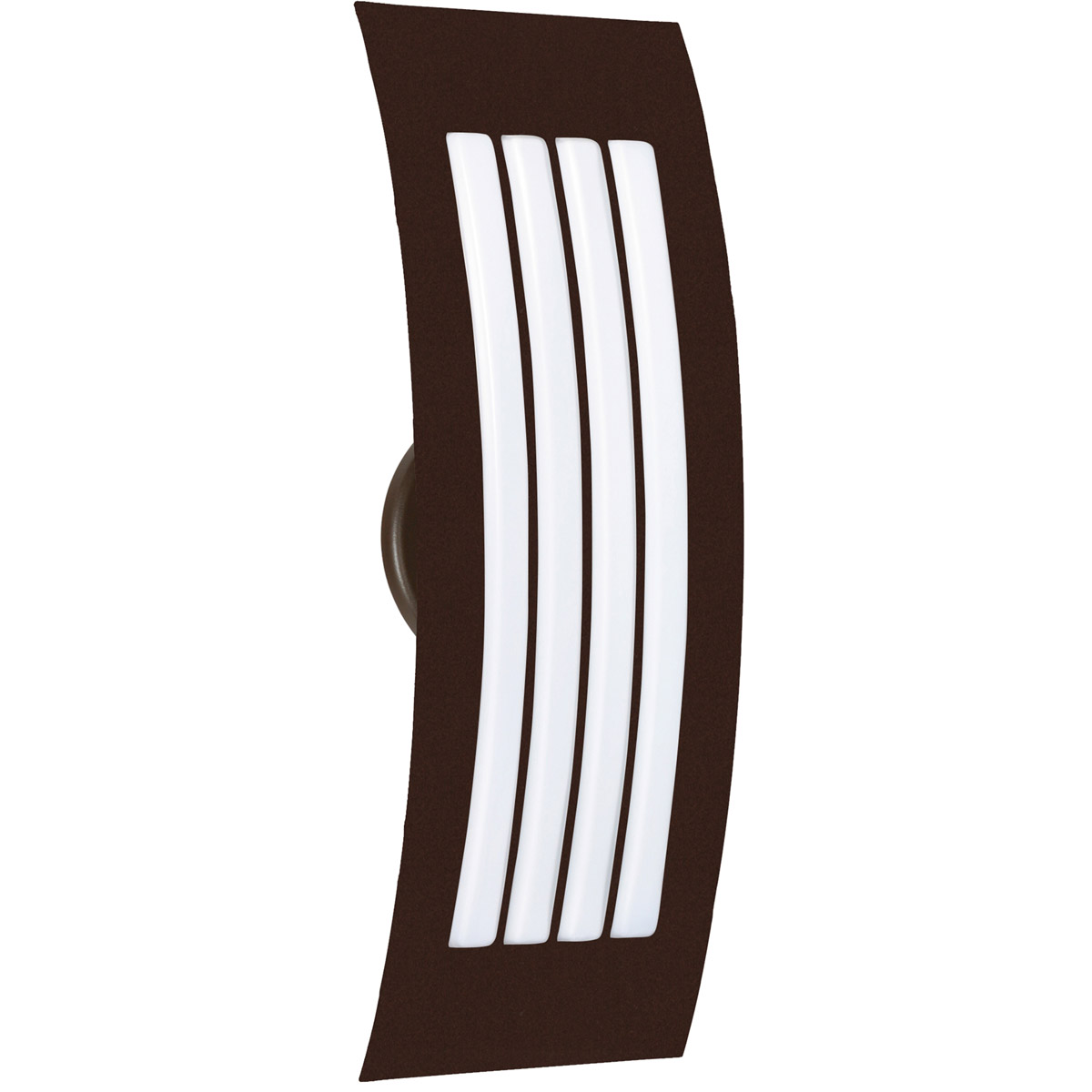 Sail Sconce, Opal Matte with Bronze faceplate, Bronze Finish, 2x40W Incandescent