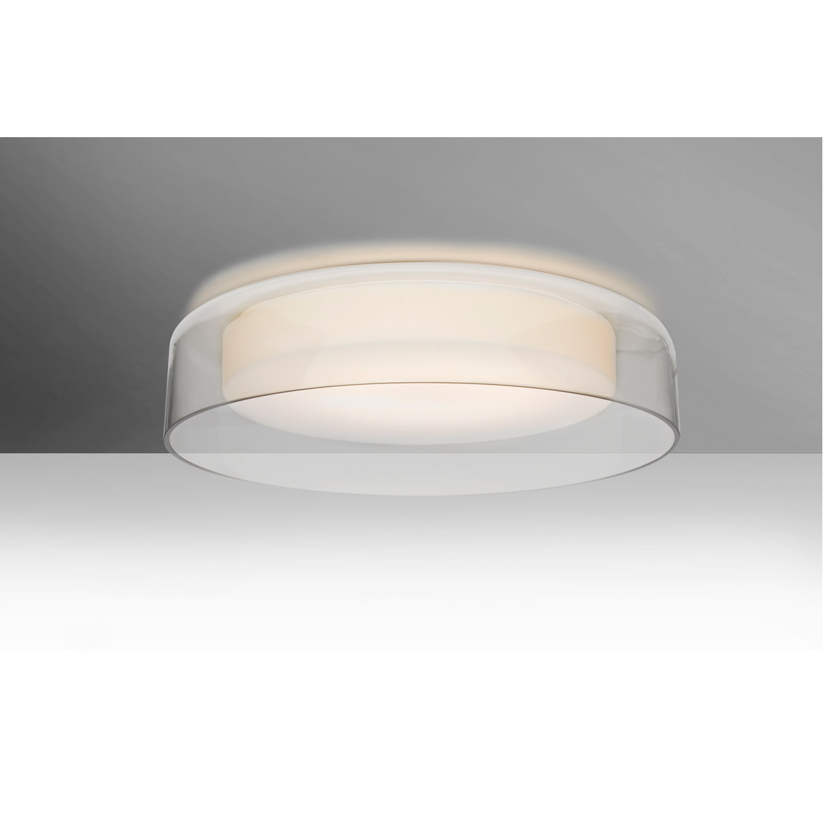 Besa Lighting TANGO15CLC-LED Tango 1 Light 16 inch Flush Mount Ceiling Light