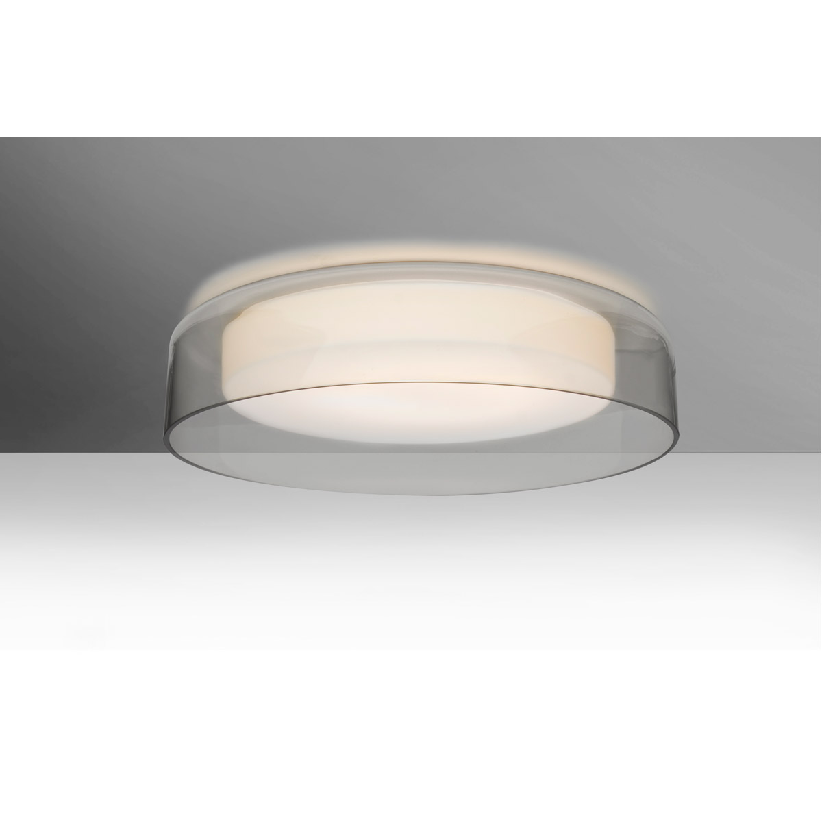 Besa Lighting TANGO15GYC-LED Tango 1 Light 16 inch Flush Mount Ceiling Light
