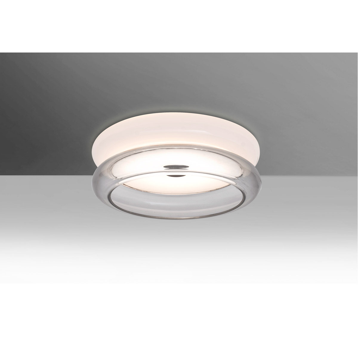 Besa Lighting TOPPER8CLC-LED Tropper LED 8 inch Flush Mount Ceiling Light