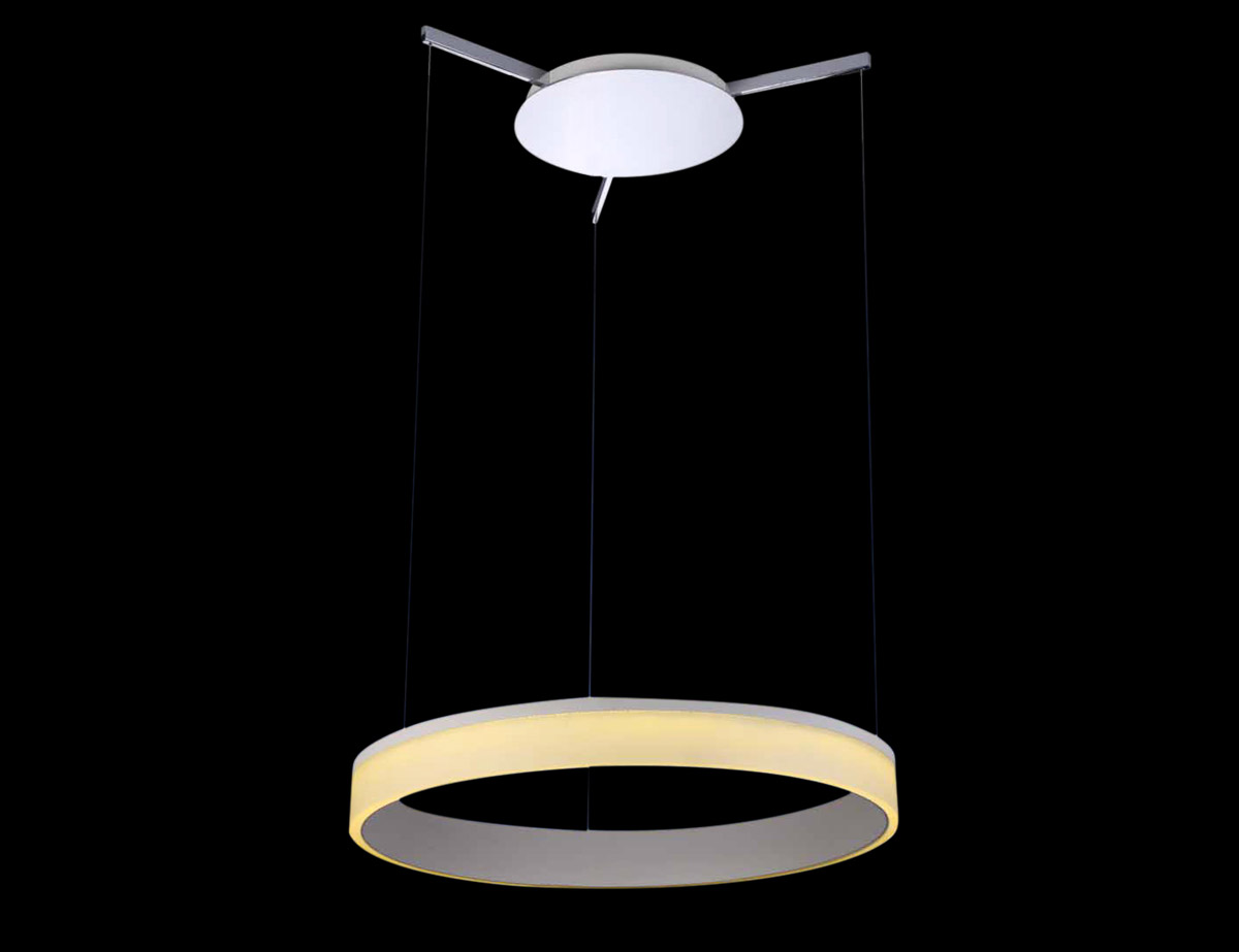 Bethel International 2981 298 Series 24 inch Silver Metal Pendant Ceiling Light