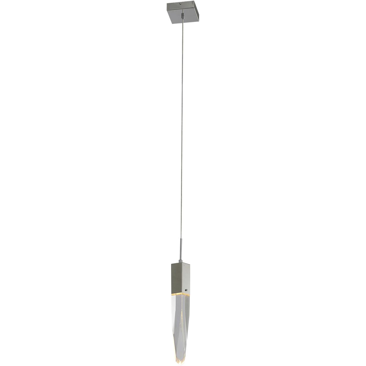 Bethel International ADS12P1CH Canada 1 Light 4.72 inch Chrome Pendant Ceiling Light