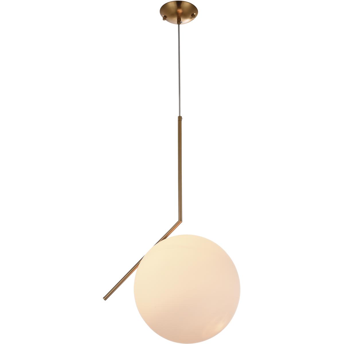 Bethel International DU73L Canada 1 Light 12 inch Brass Pendant Ceiling Light