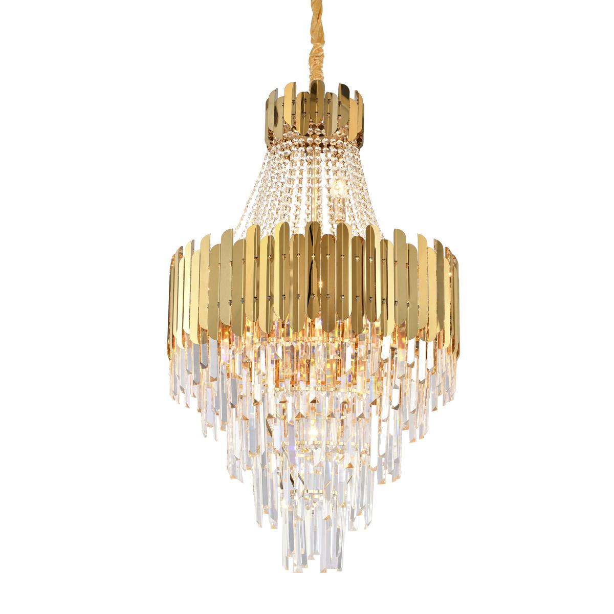 Bethel International GL407C24G Canada 15 Light 24 inch Gold Chandelier Ceiling Light