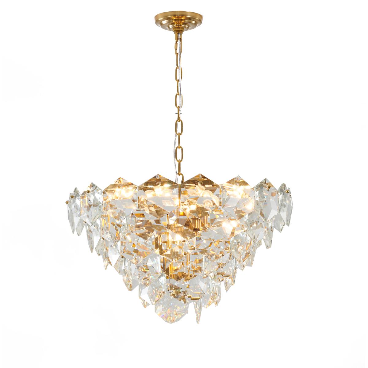 Bethel International GL433C24G Canada 12 Light 24 inch Gold Chandelier Ceiling Light