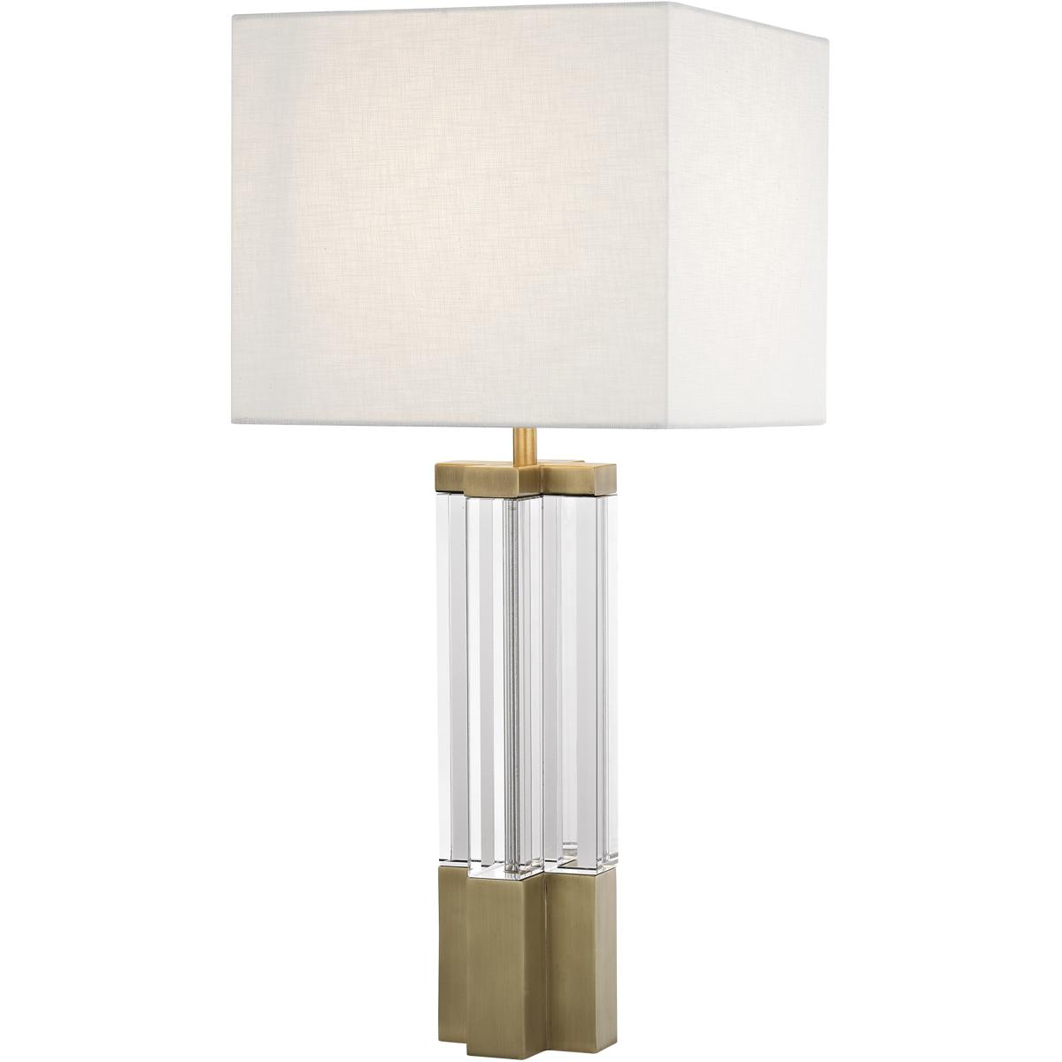 Bethel International JTL132NB-AB Canada 28 inch 100.00 watt Antique Brass Table Lamp Portable Light