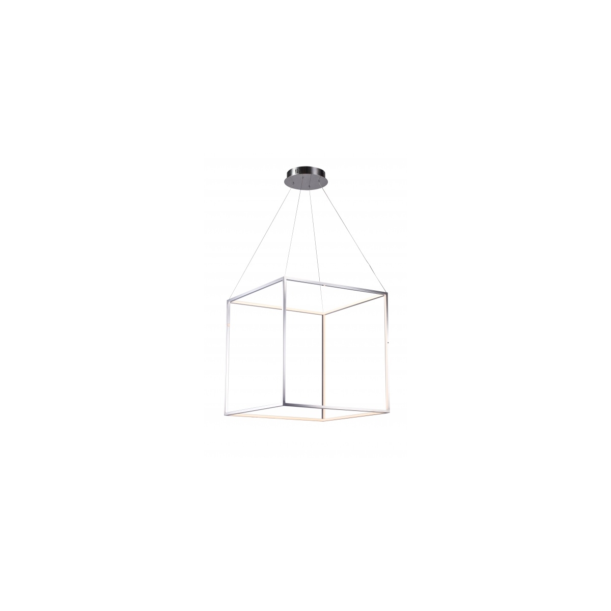 Bethel International NL41CH Canada LED 26 inch Shiny Nickel Chandelier Ceiling Light