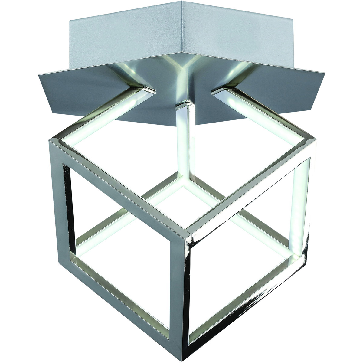 Bethel International OC01F8N Canada LED 7.9 inch Nickel Flush Mount Ceiling Light