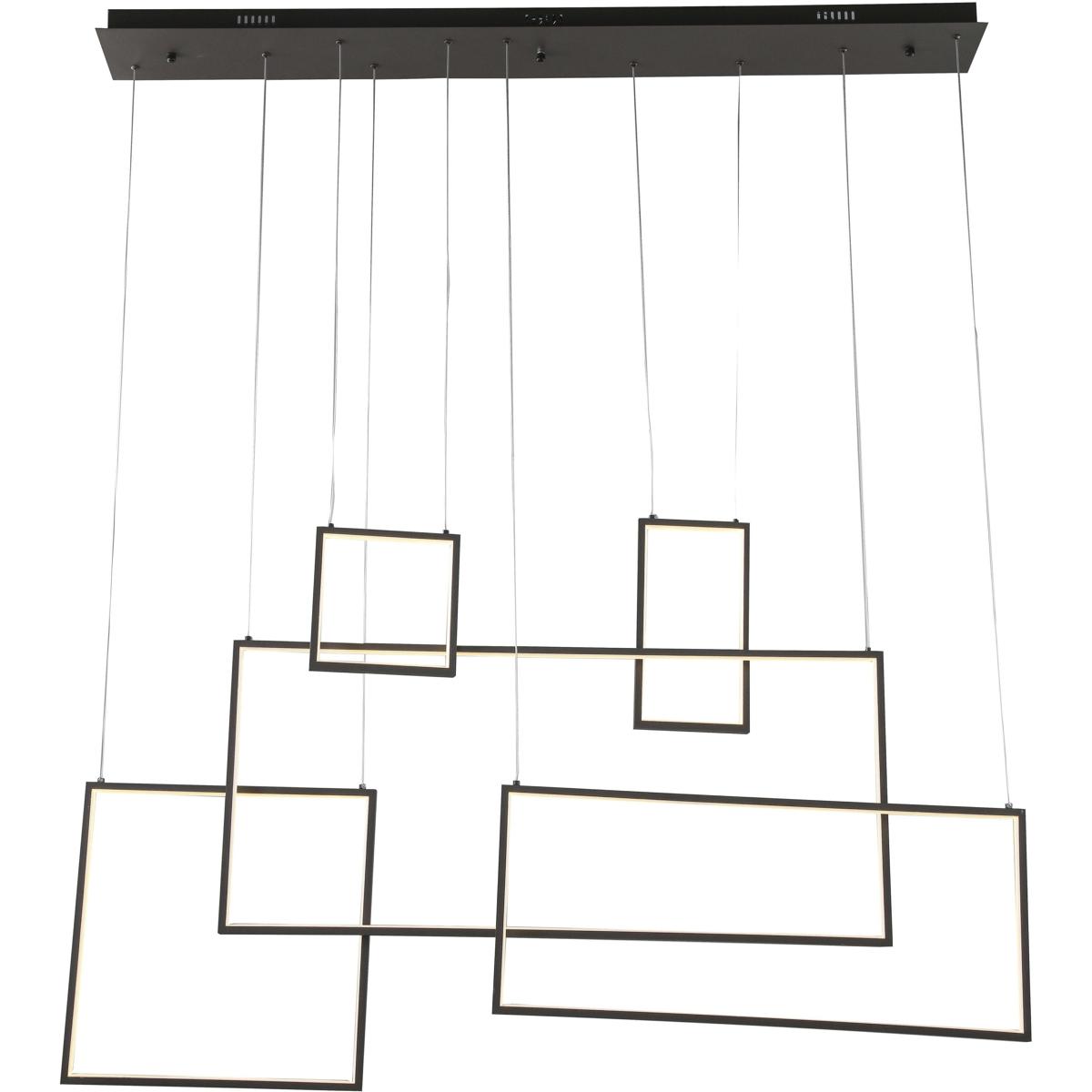 Bethel International OC17C51SC Canada LED 0.6 inch Satin Coffee Chandelier Ceiling Light