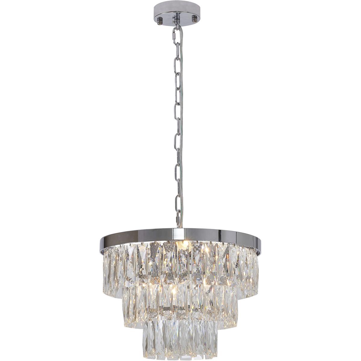 Bethel International OC32C16CH Canada 6 Light 15.75 inch Chrome Chandelier Ceiling Light