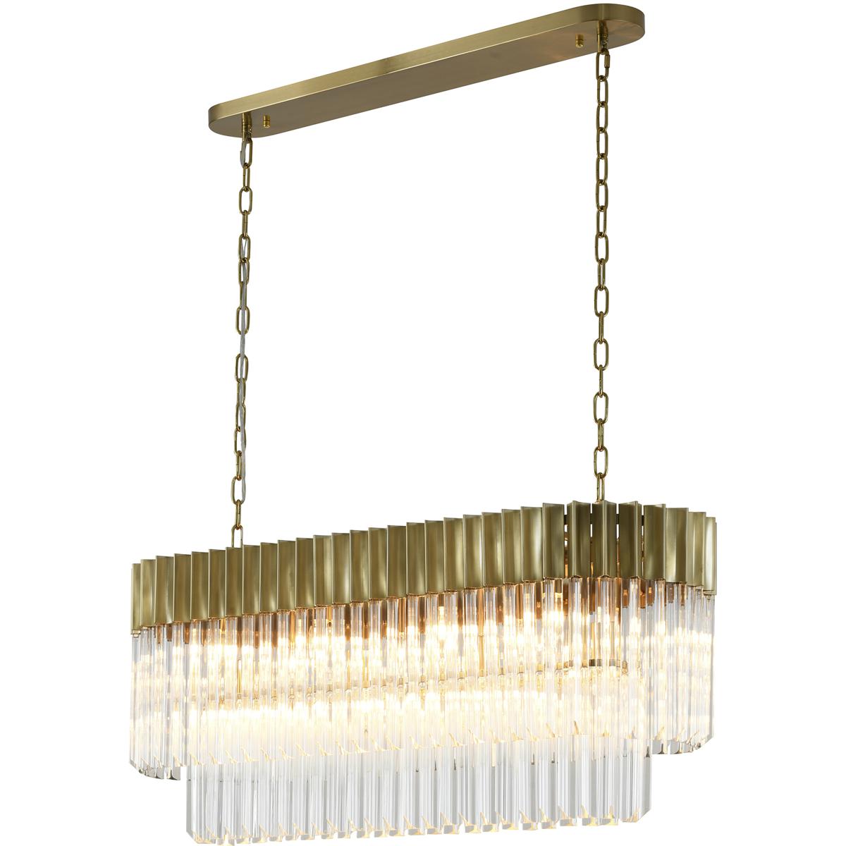 Bethel International WE08C39BR Canada 12 Light 12.6 inch Brass Chandelier Ceiling Light