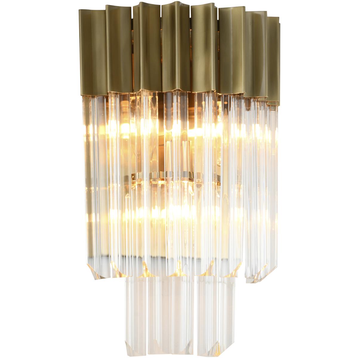 Bethel International WE10W16BR Canada Wall Sconce Wall Light in Brass