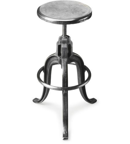 Industrial Chic Parnell Adjustable Swivel 22 inch Metalworks Barstool