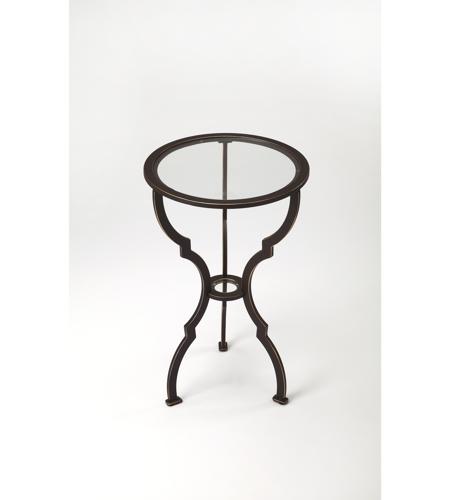 Yvonne Metal 22 X 17 inch Metalworks Accent Table  photo