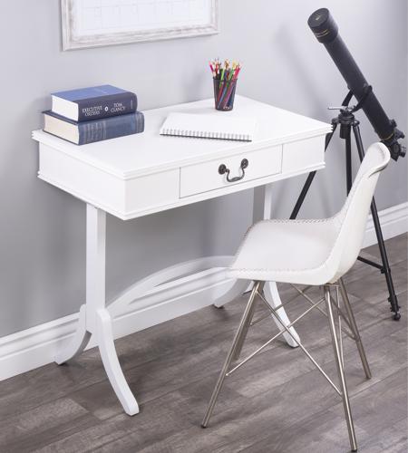 Masterpiece Alta  36 X 20 inch White Desk & Secretary