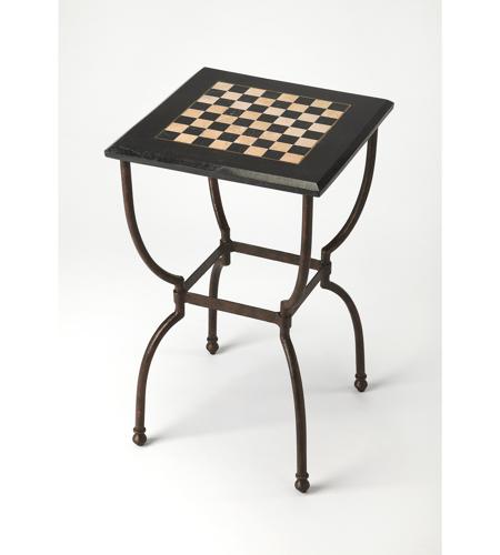 Frankie Fossil Stone 26 X 18 inch Metalworks Game Table photo