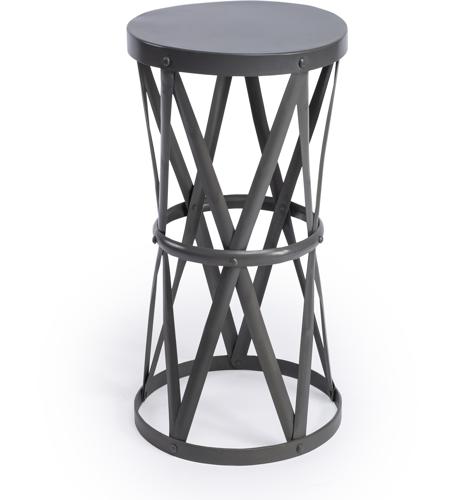 Empire Round Iron 22 X 13 inch Industrial Chic Accent Table photo