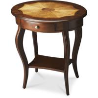 Jeanette  26 X 24 inch Plantation accent Table, Oval photo thumbnail