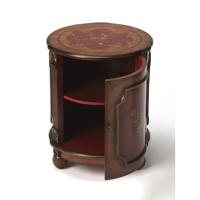 Artists' Originals Thurmond  24 X 20 inch Red Hand Painted Accent Table alternative photo thumbnail