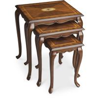 Masterpiece Thatcher  26 X 22 inch Olive Ash Burl Nesting Table thumb