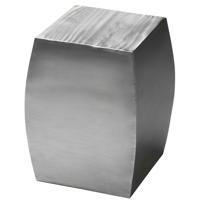 Getty Stainless Steel 19 X 14 inch Modern Expressions Accent Table photo thumbnail