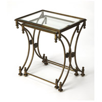 Metalworks Beverly  26 X 24 inch Antique Gold Nesting Table photo thumbnail