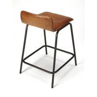 Industrial Chic Ludlow Leather & Metal 29 inch Brown Leather Barstool 5283344insa.jpg thumb
