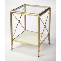 Taren Gold 23 X 16 inch Metalworks Accent Table photo thumbnail