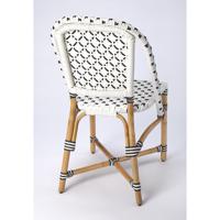 Designer'S Edge Tenor White & Black Rattan Accent Chair 5398295insa.jpg thumb
