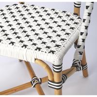 Designer'S Edge Tenor White & Black Rattan Accent Chair 5398295insf.jpg thumb