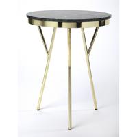 Butler Loft Haven Green Marble & Brass 24 X 19 inch Metalworks Accent Table alternative photo thumbnail