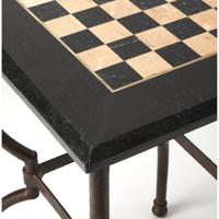 Frankie Fossil Stone 26 X 18 inch Metalworks Game Table alternative photo thumbnail