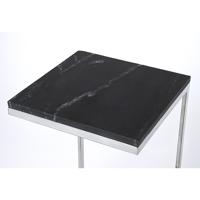 Butler Loft Lawler Nickel Metal & Black Marble 26 X 16 inch Black Stone Accent Table 9349414insa.jpg thumb