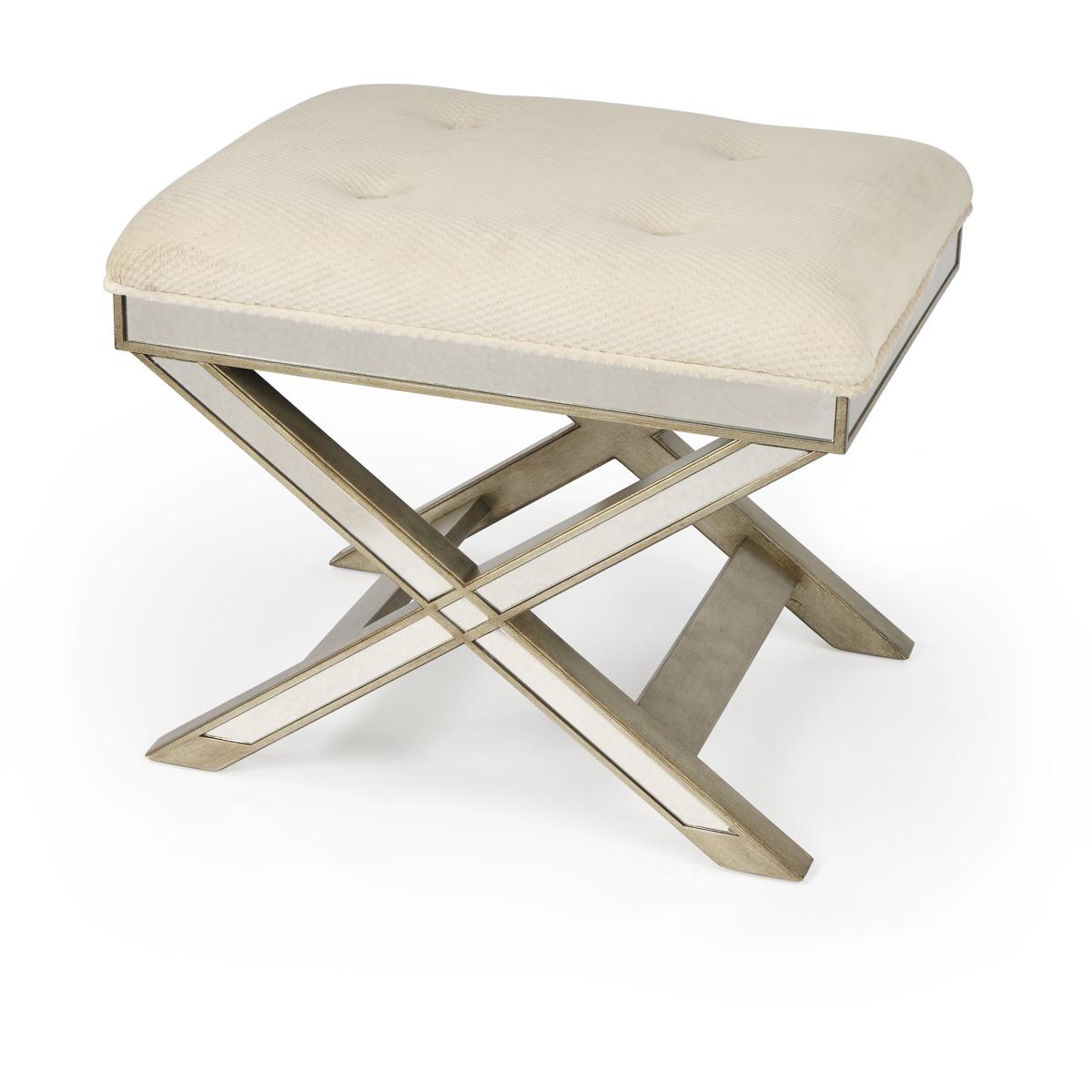 Butler 1253146 Butler Loft Marlo mirrored Bench