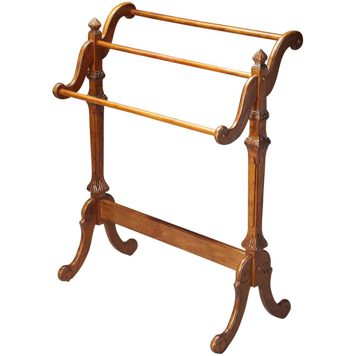 Masterpiece Newhouse Vintage Oak Blanket/Quilt Rack | eBay