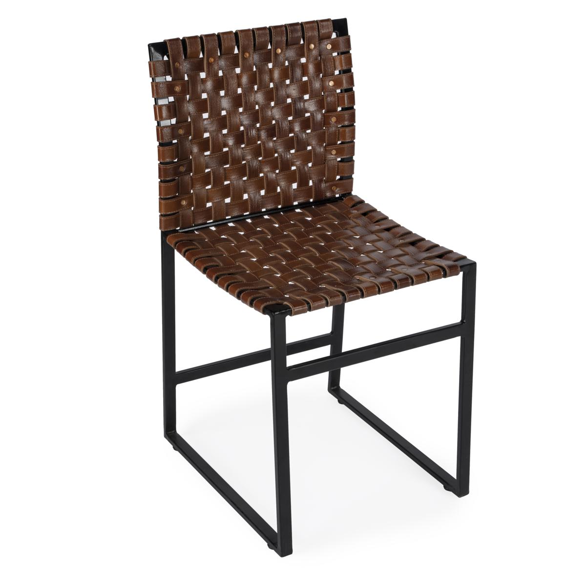 Butler 5447344 Butler Urban Brown Woven Leather Chair